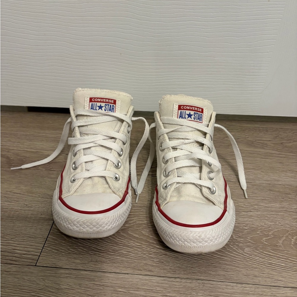 White Madison Converse